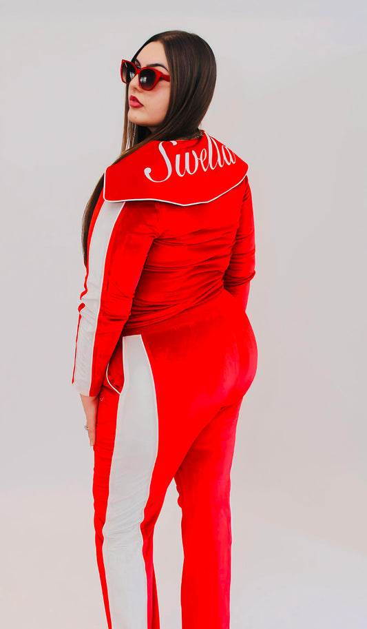 Velvet Blaze Track Bottoms - Adult